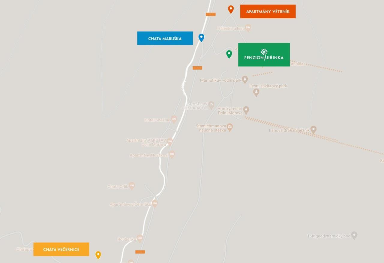 Apartmany Chata Vecernice Dolni Morava Bagian luar foto